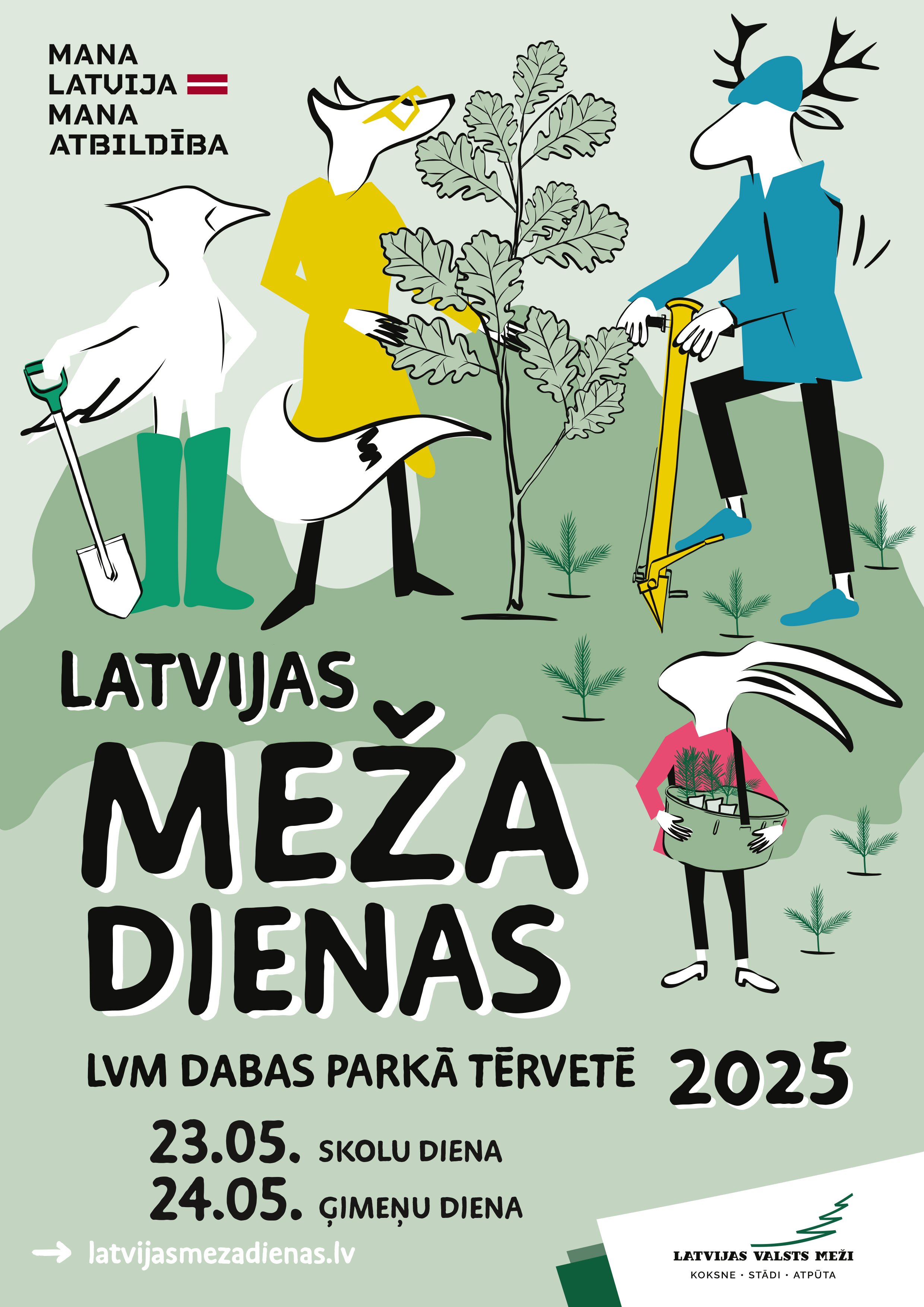 Latvijas Meza dienas plakats 2025 01