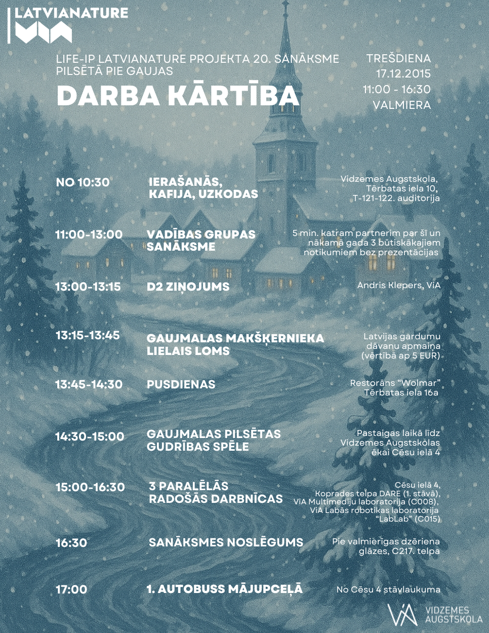 Life Latvianature sanāksmes darba kārtība 1