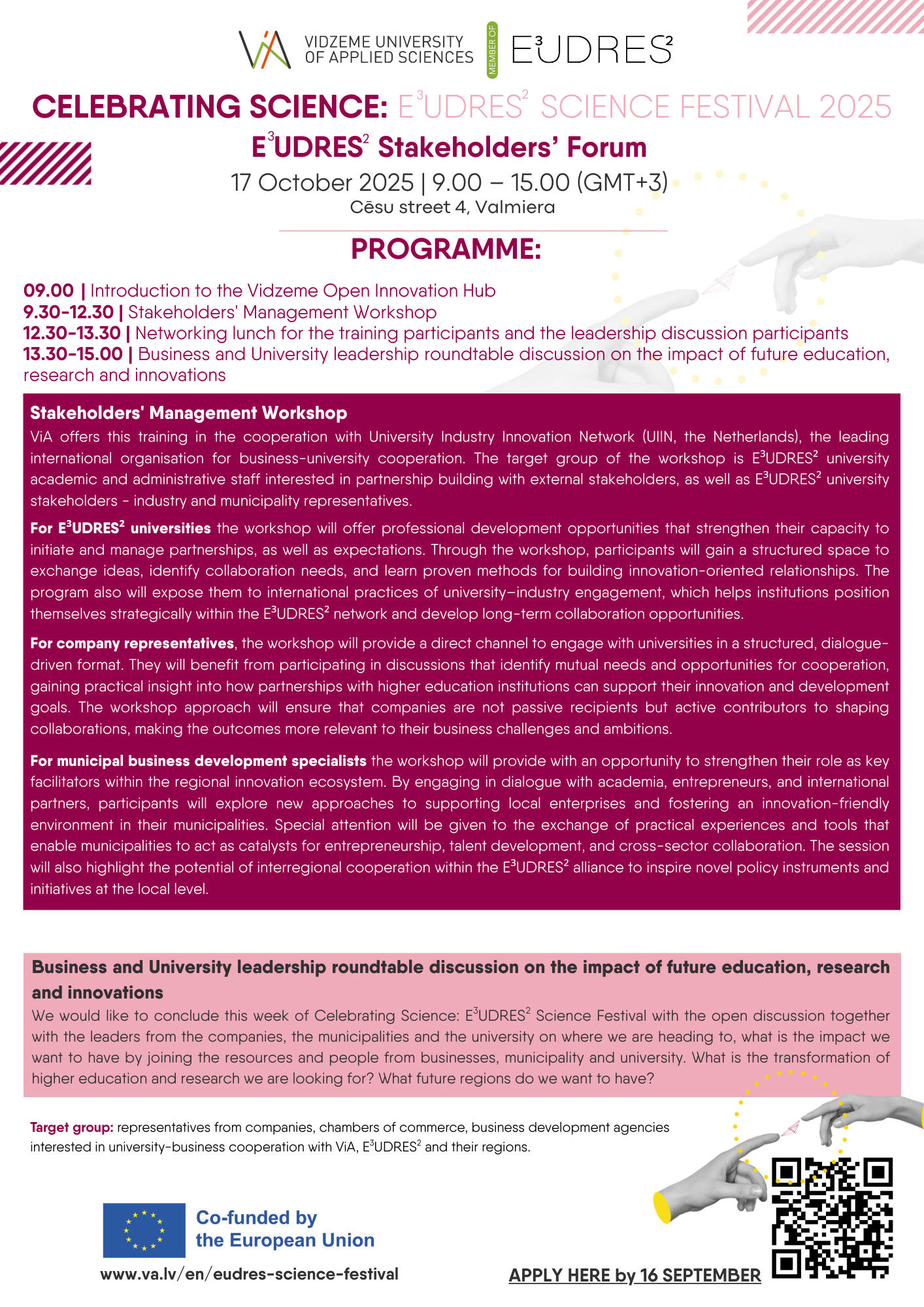 forums programma