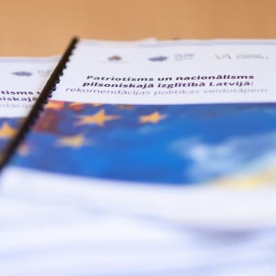 Pētījuma “Patriotisms un nacionālisms: domāšana, attieksmes un to ietekme uz demokrātiskas pilsoniskas sabiedrības attīstību” rezultātu prezentēšana 