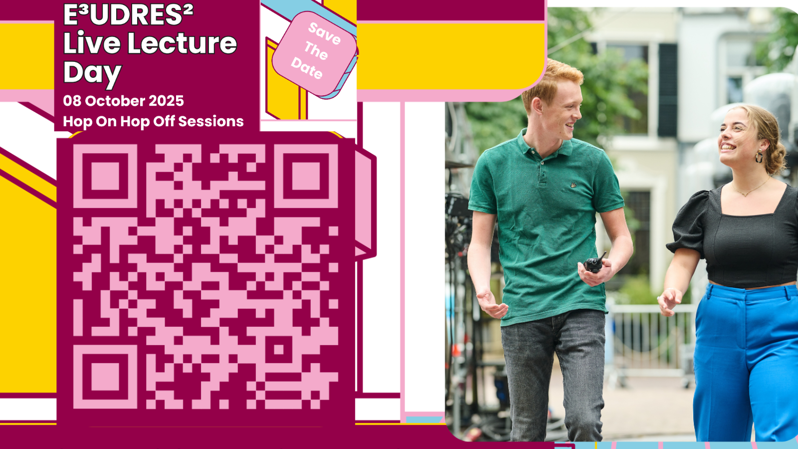 Students, join the E³UDRES² Live Lecture Day!