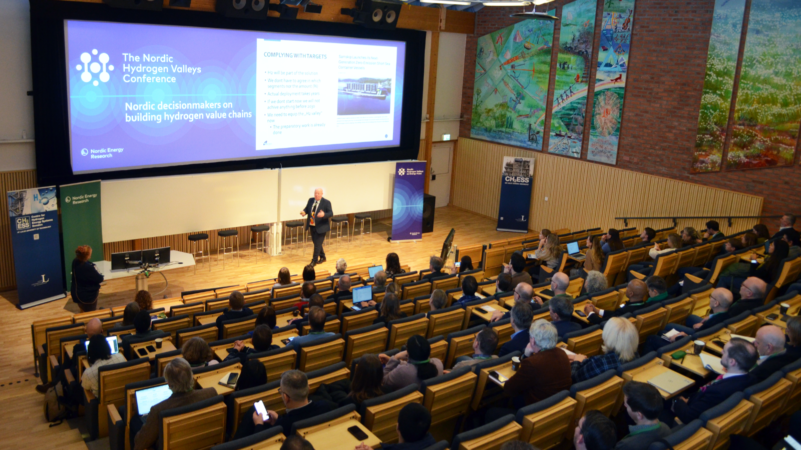 ViA research assistant gains knowledge and inspiration at conference “Nordic hydrogen solutions for our common future”