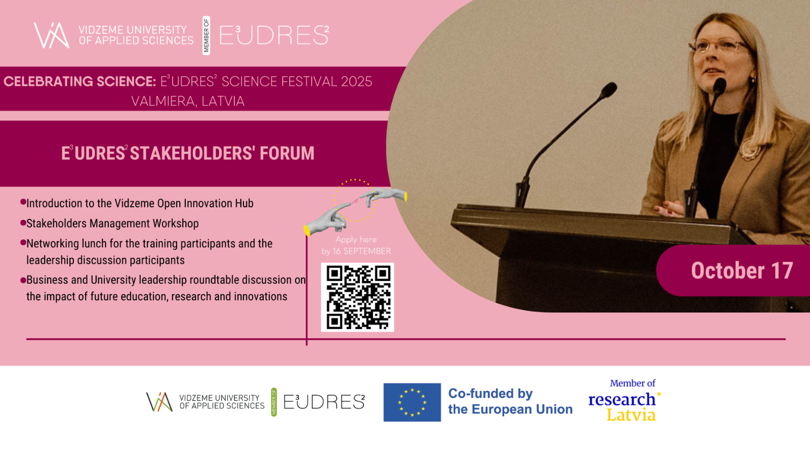 E³UDRES² Stakeholders’ Forum in Valmiera to Strengthen University–Business–Municipality Cooperation