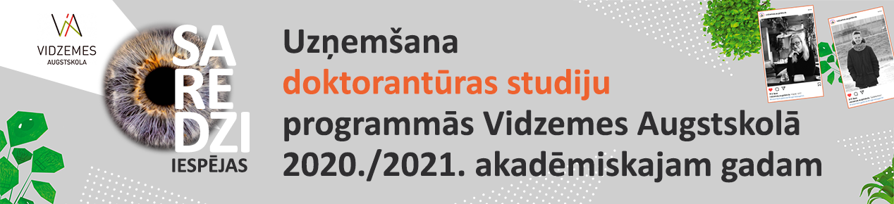 Uzņemšana doktorantūras studiju programmā