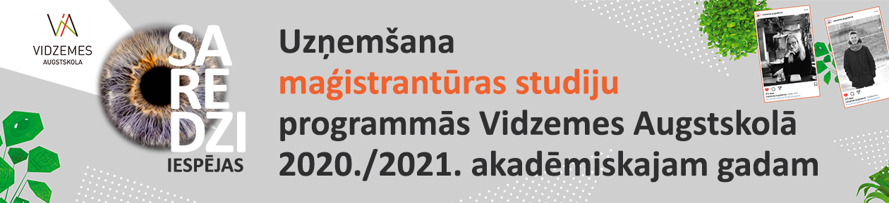 Uzņemšana maģistrantūras programmās